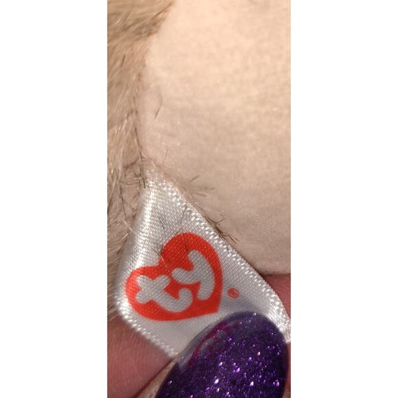 Ty Ostrich Plush Stuffed Animal Henna RETIRED Bird 12" Google Eyes Furry - Picture 9 of 13